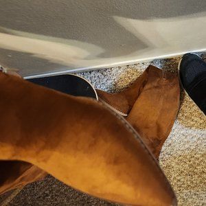 Faux Suede Womens Boots